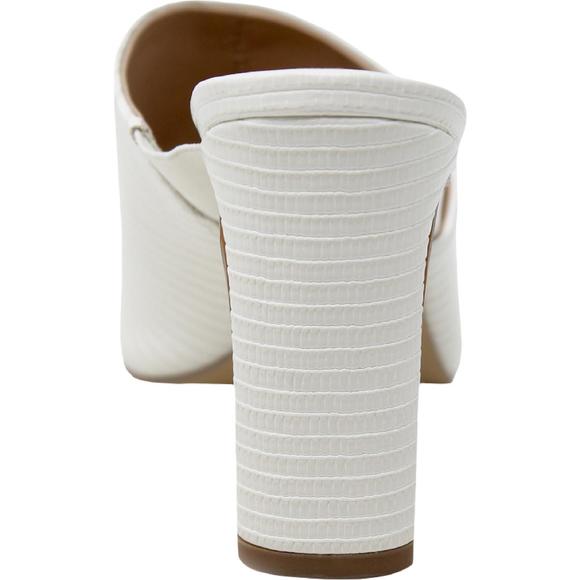 Charles by Charles David Womens Genie White Open Toe Slip On Mules Shoes - Picture 3 of 3